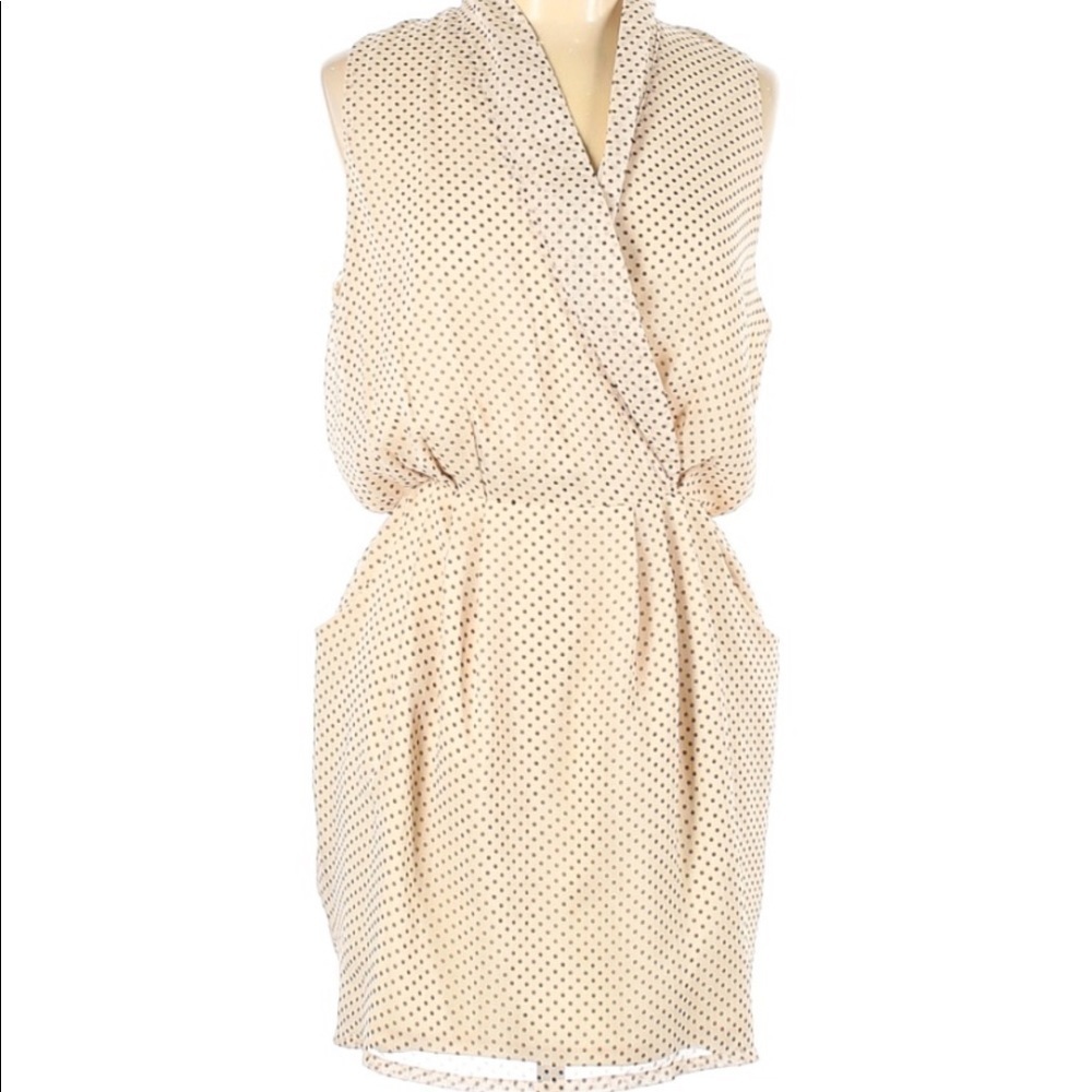 Alythea polka dot casual sleeveless dress. SZ L